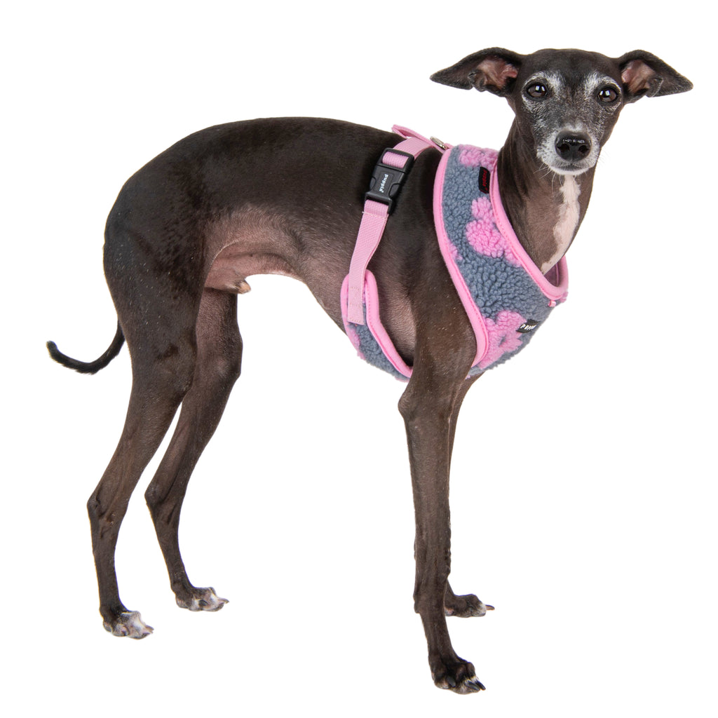 ren fleece harness - pink - available in medium!
