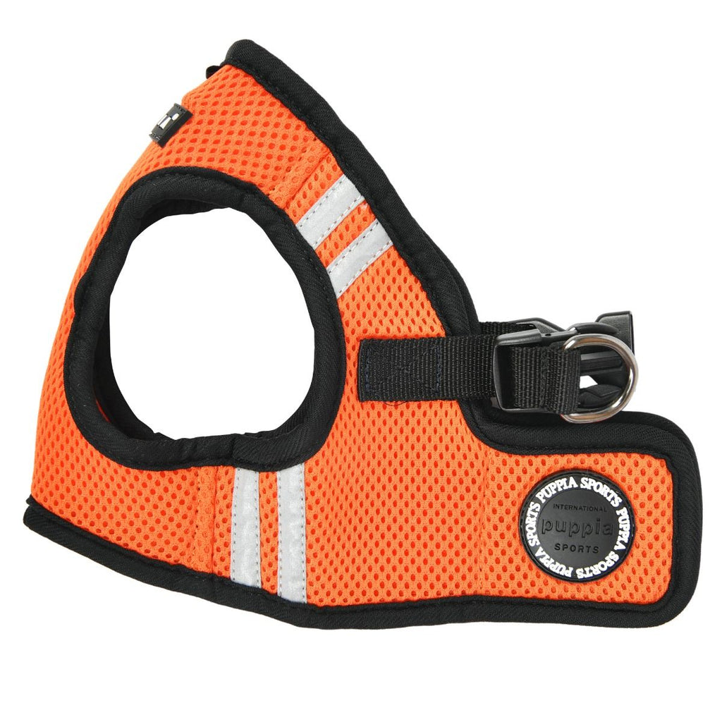 soft vest harness pro with reflective strips - orange