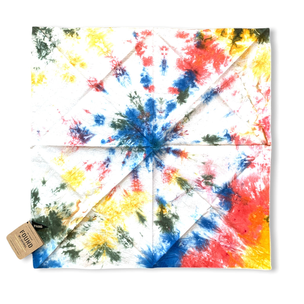 cotton tie-dye bandana - henri