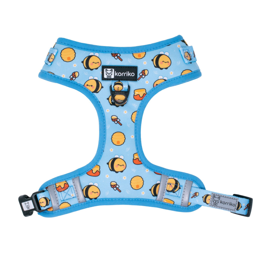 adjustable harness with front-clip - honey bee