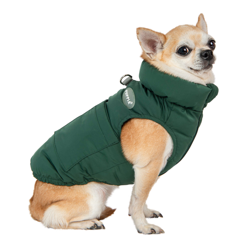 puffer vest jumper - green - few left!