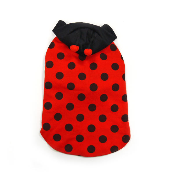 reversible bumble-bee/lady bug costume