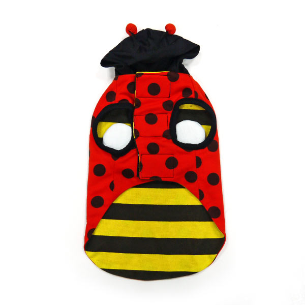 reversible bumble-bee/lady bug costume