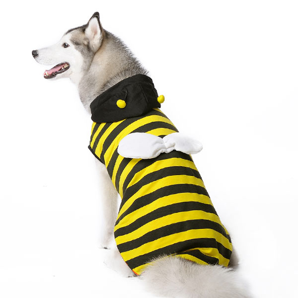 reversible bumble-bee/lady bug costume