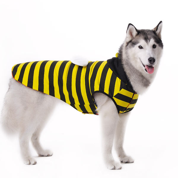 reversible bumble-bee/lady bug costume