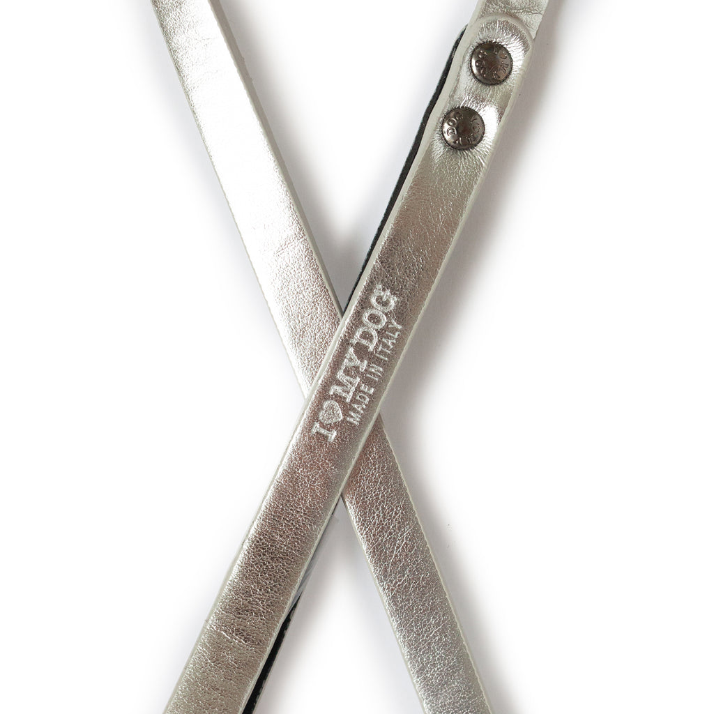 silver fashion leash