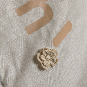 shhh blanket - light natural irish linen