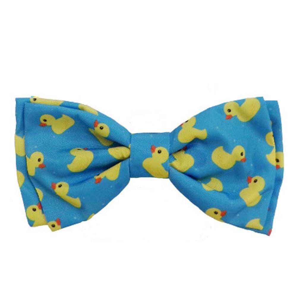 lucky ducky dog bow tie