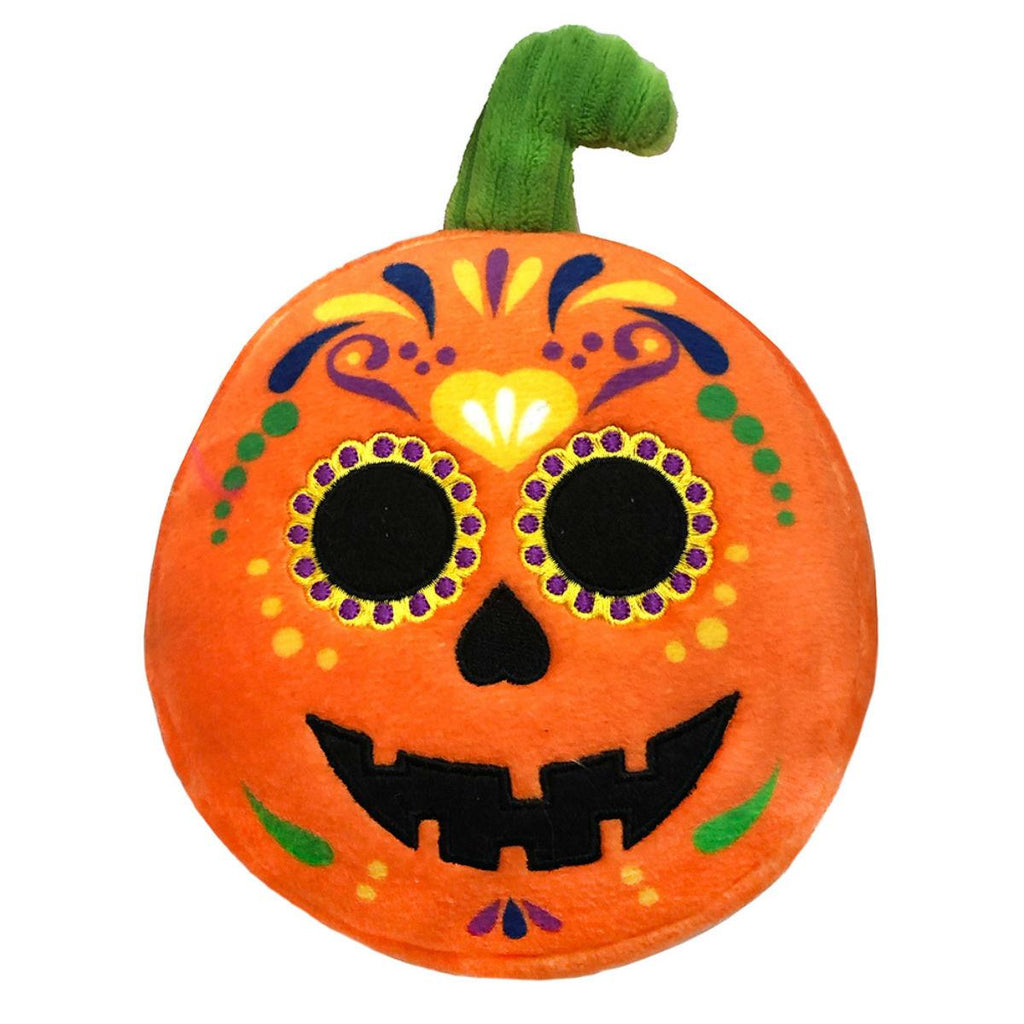 sugar skull pumpkin toy