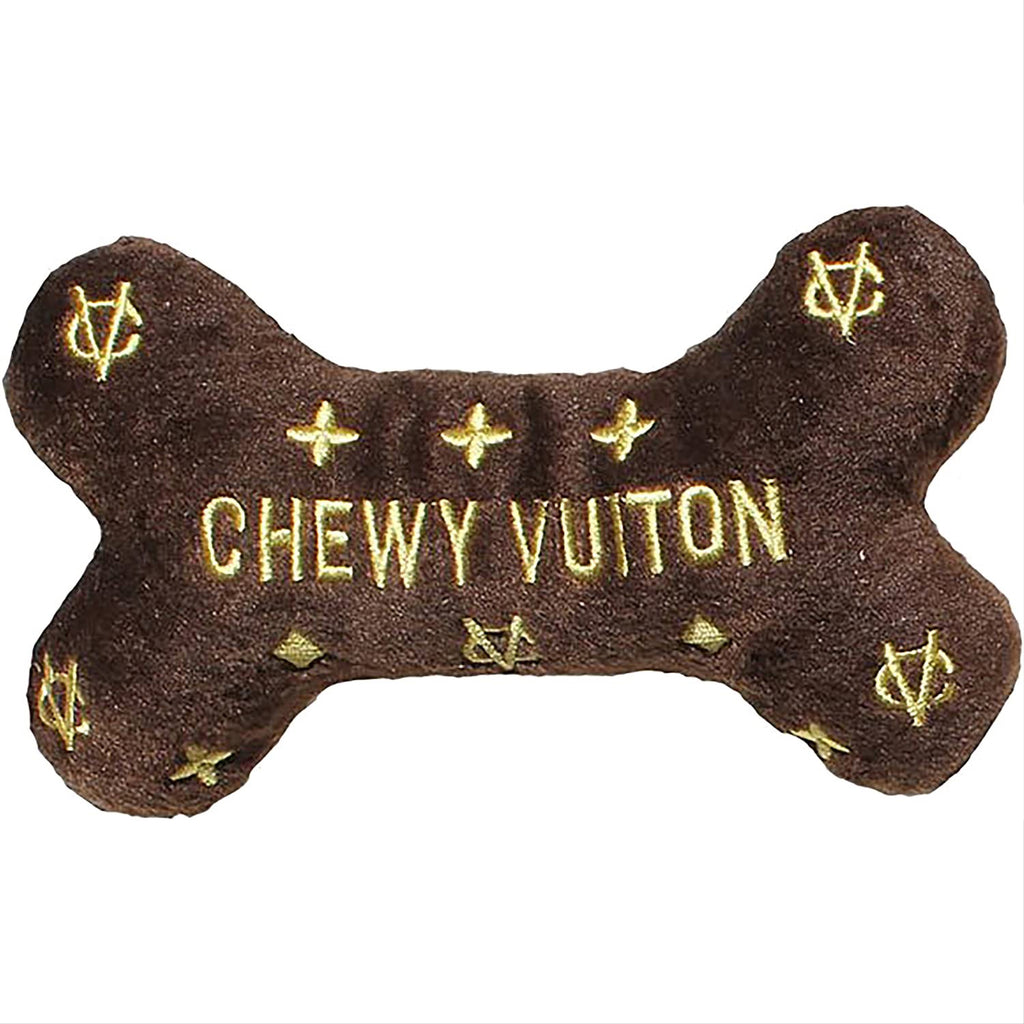 chewy vuitton bone - chocolate