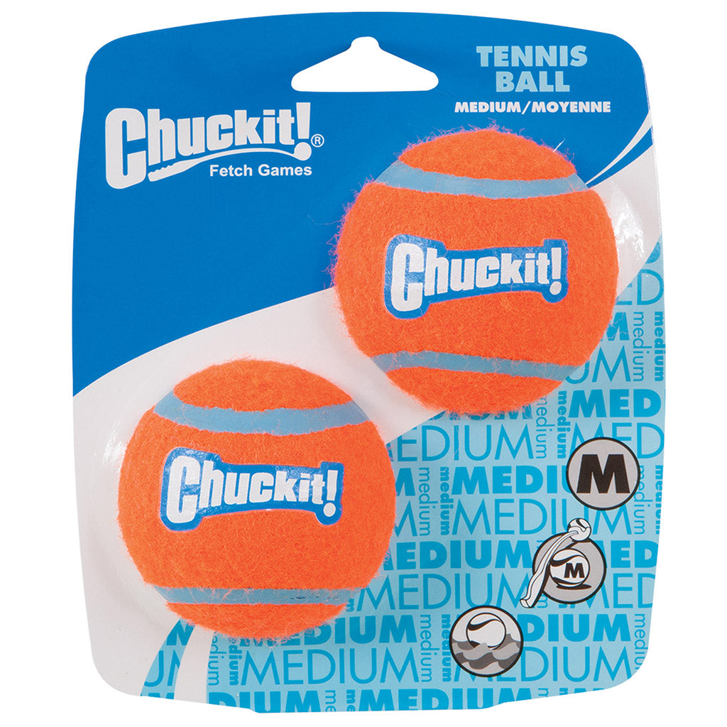 chuckit! floating tennis balls - medium 2 pack