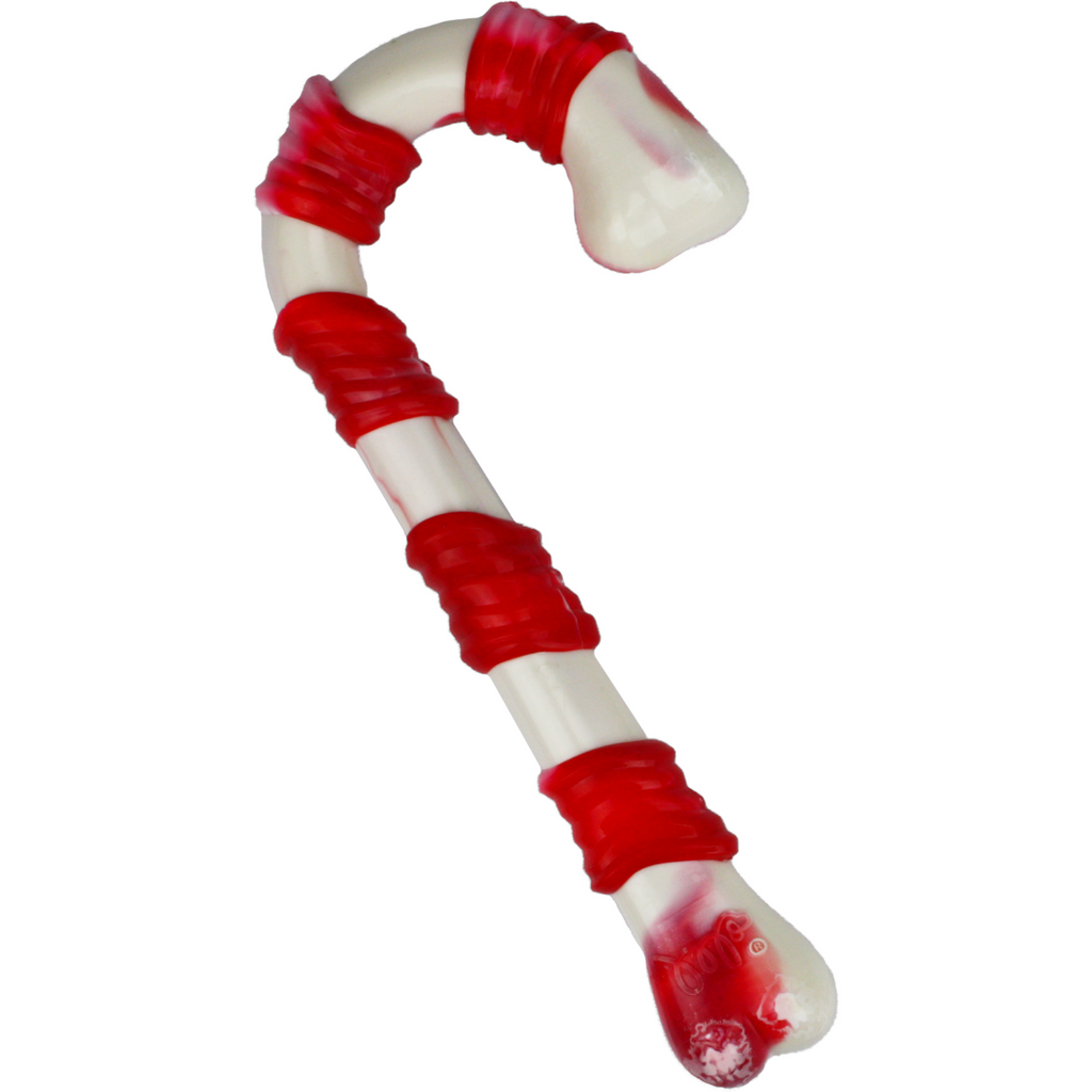 rubber nylon candy cane chew