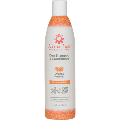 orange nutmeg shampoo - shiny coat & calming barking babies