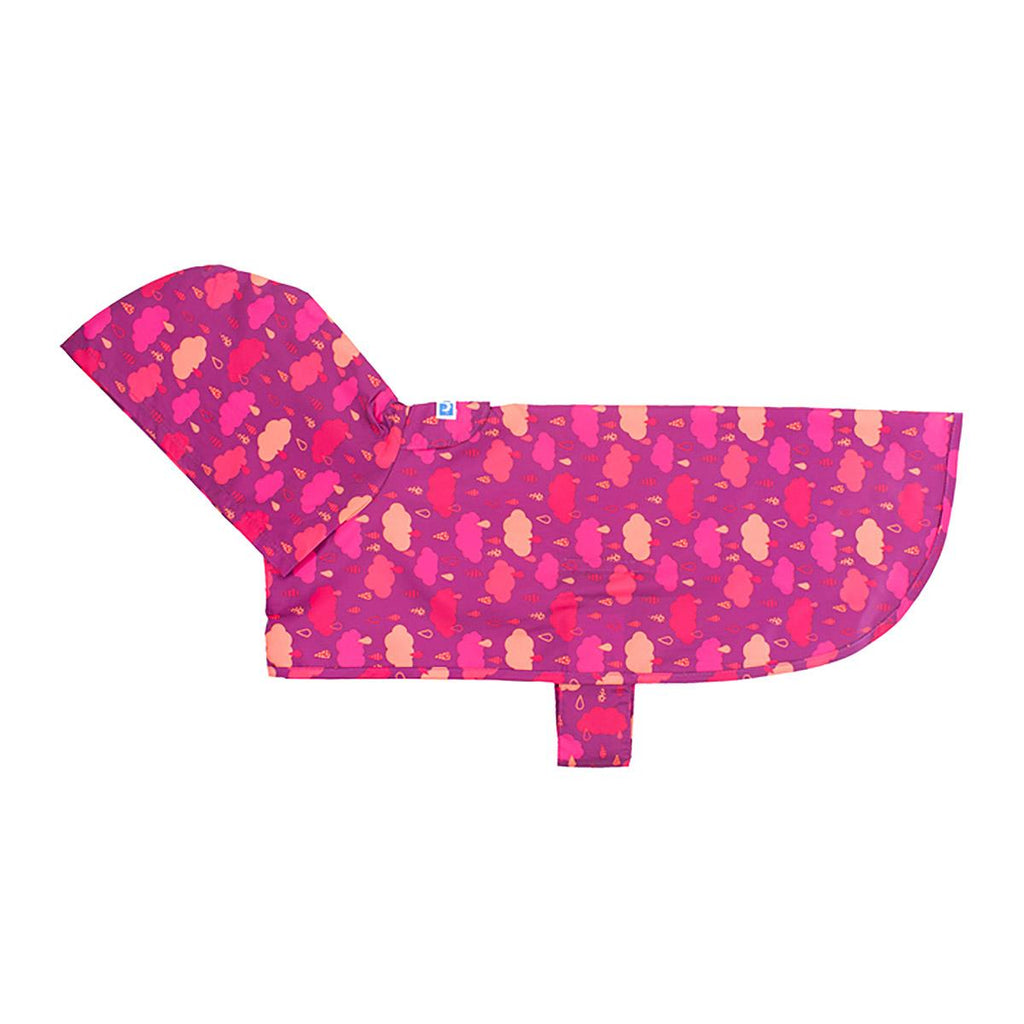 packable rain poncho - purple raindrops - just a few left!