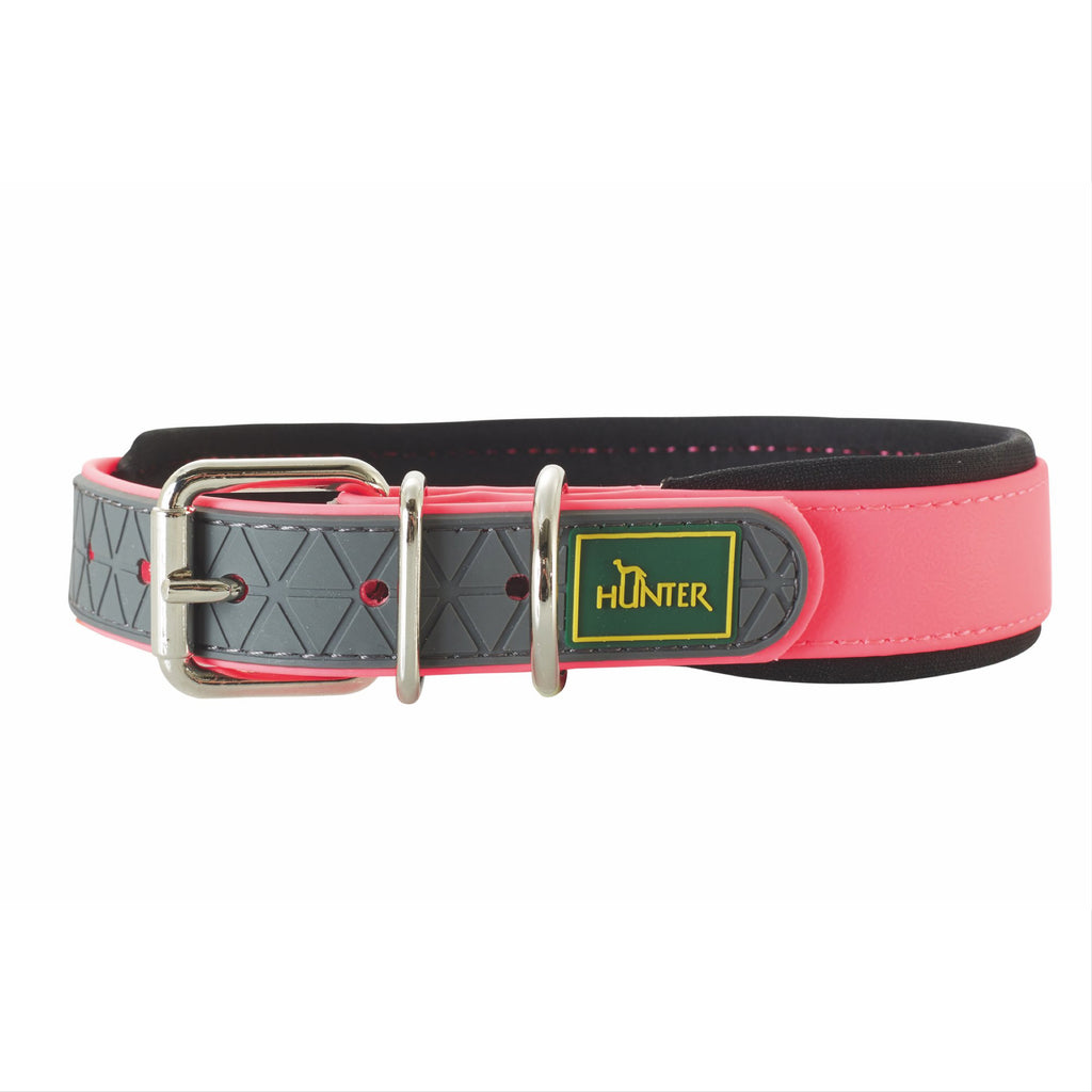 neon padded collar - pink