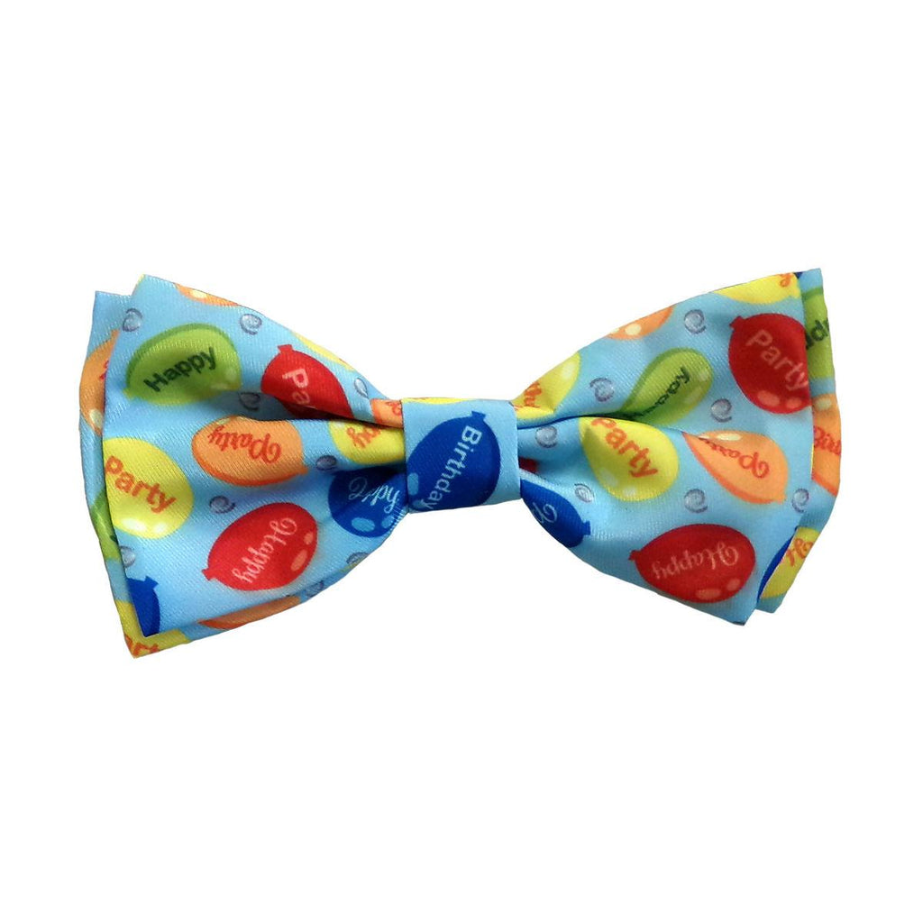 puppy party bow tie - blue