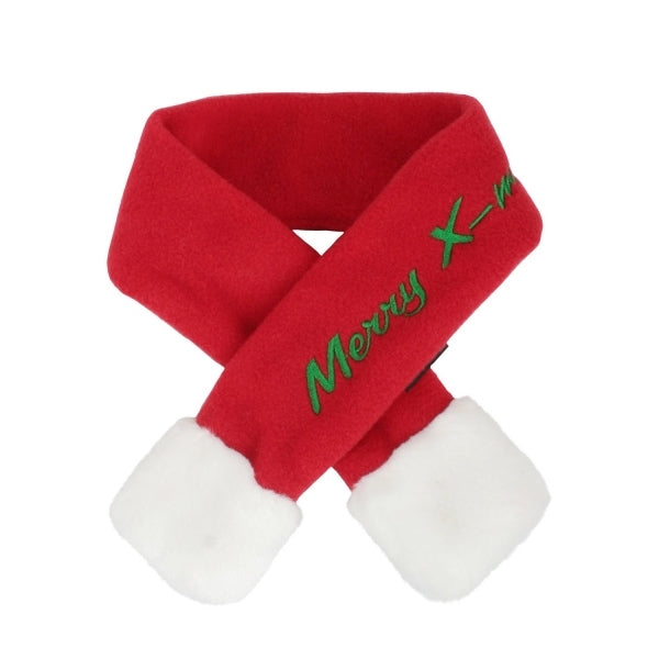 santa's scarf - available in red - 1 small left!