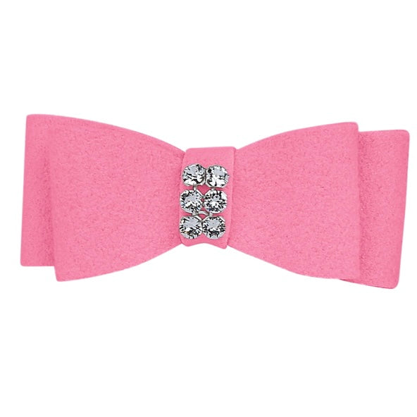 sparkle dog bow - perfect pink