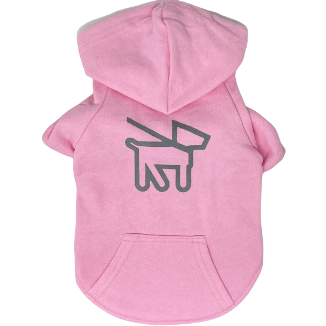 Pink 2025 cotton hoodie