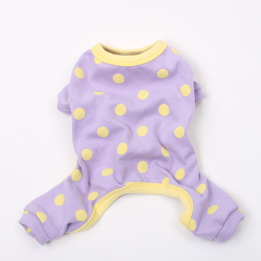 polka dot jumper - purple