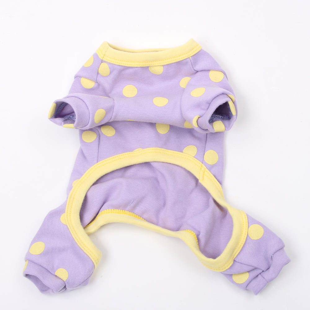 polka dot jumper - purple - last one!