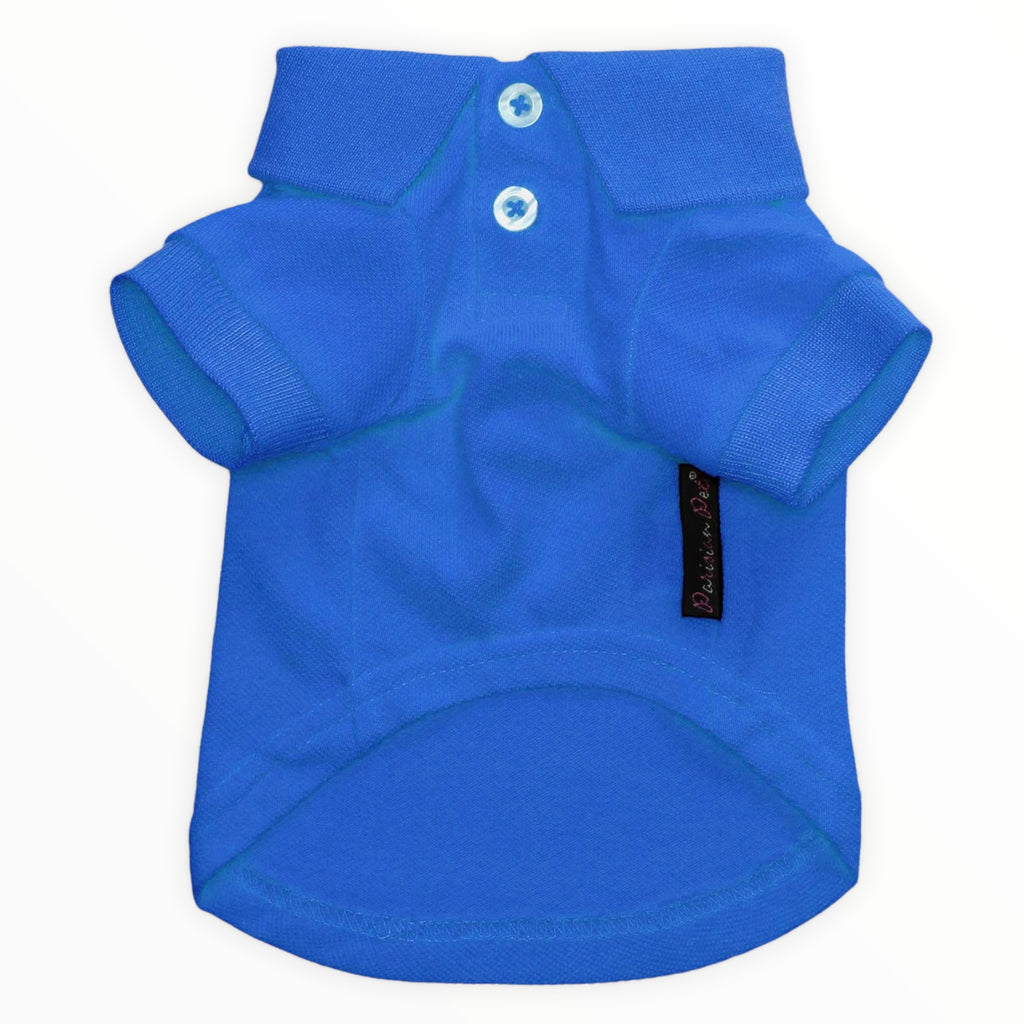 sport polo tee - blue