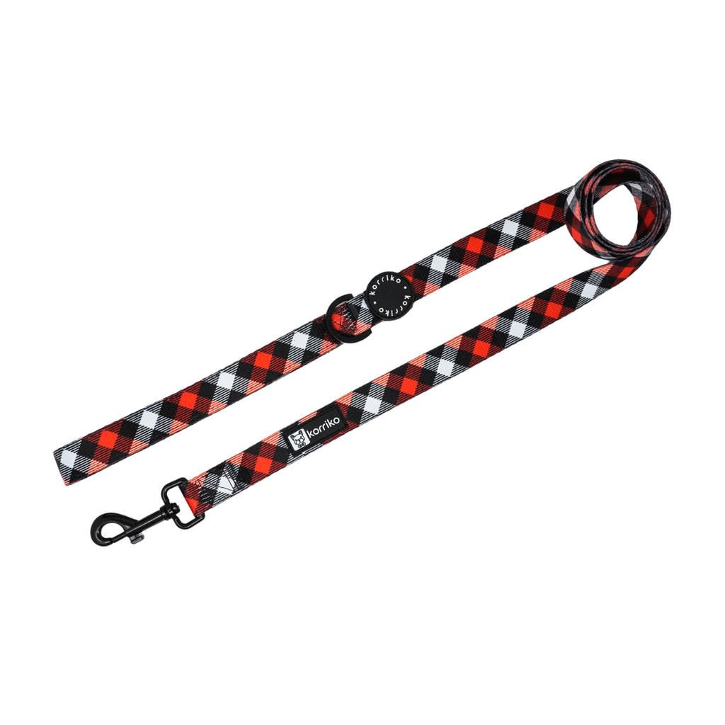 red plaid leash - few left!