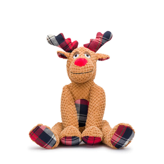 floppy reindeer dog toy