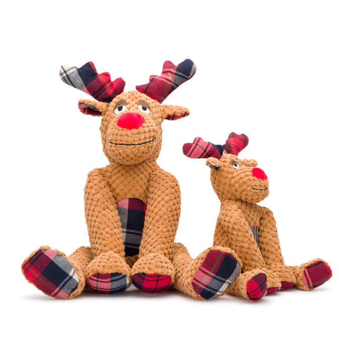 floppy reindeer dog toy