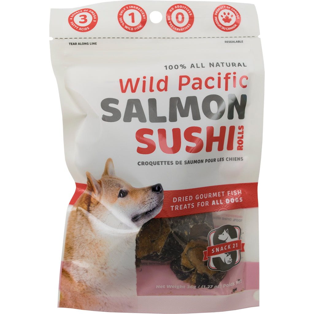 wild pacific salmon sushi