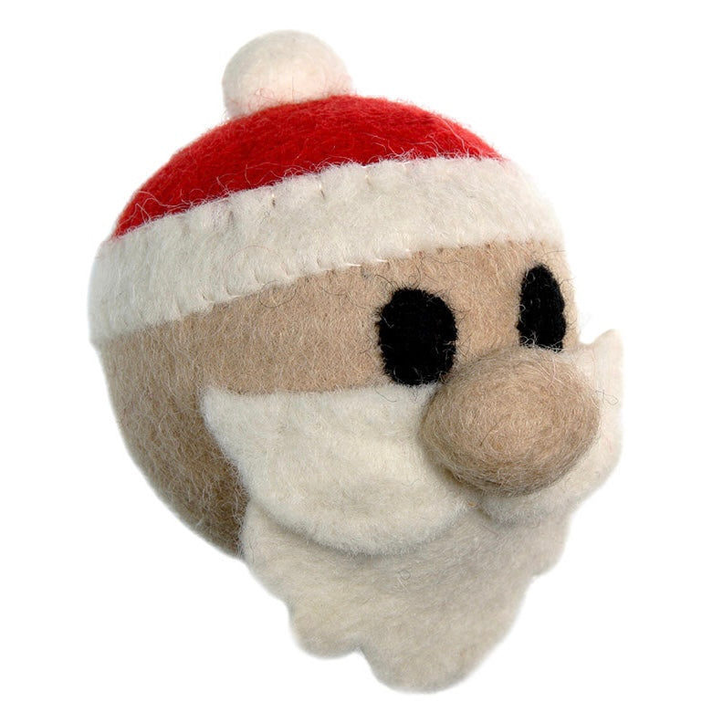 Santa wooly toy