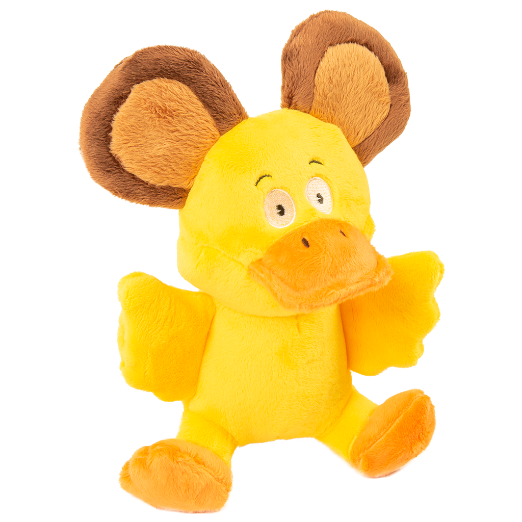 silent squeak duck toy