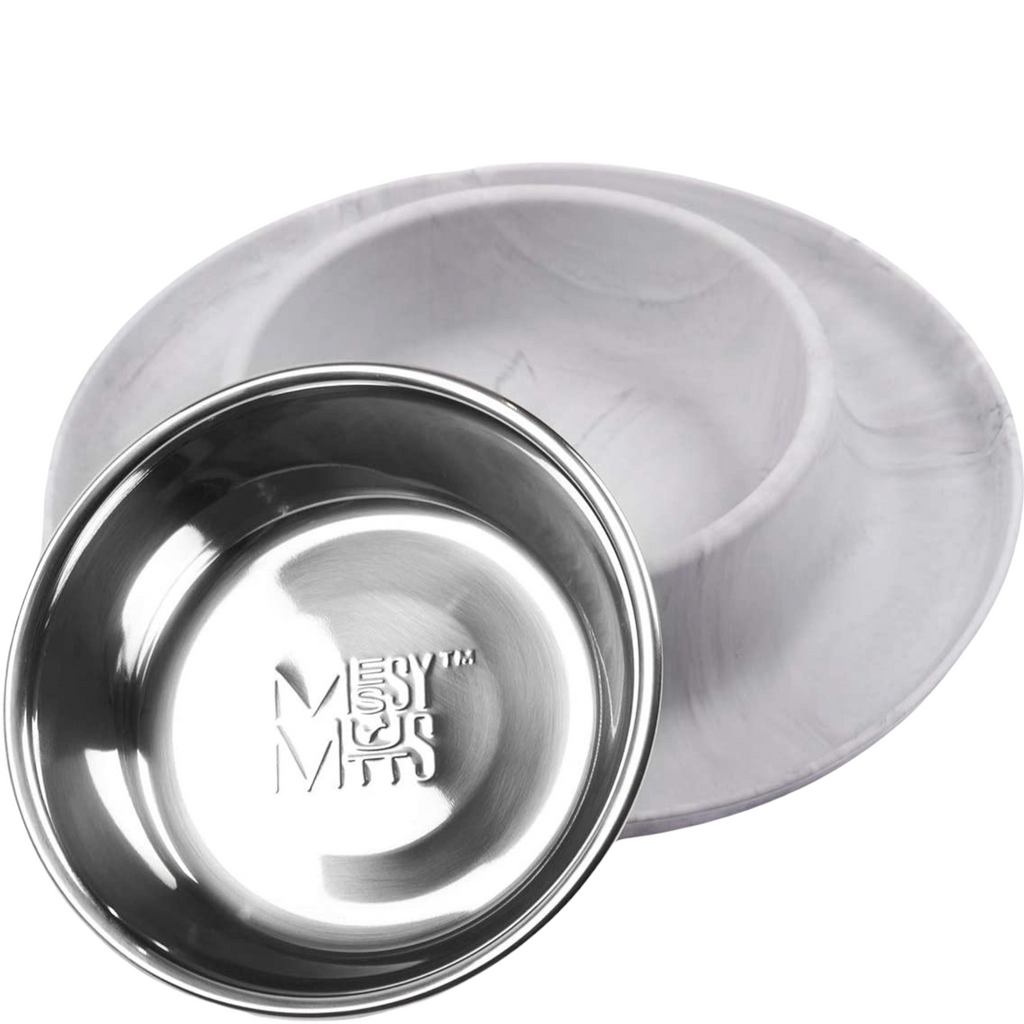 single silicone marble feeder with stainless bowl (1.5 cups)