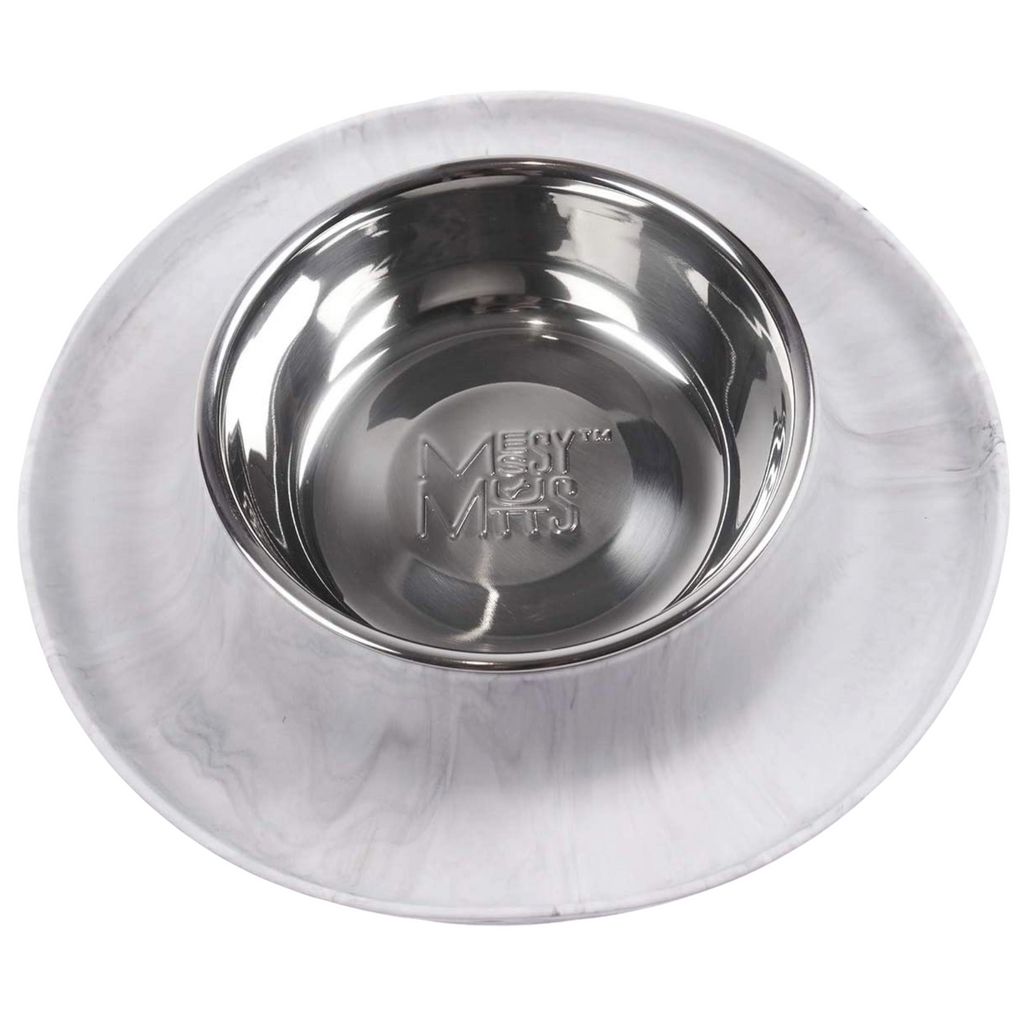 single silicone marble feeder with stainless bowl (1.5 cups)