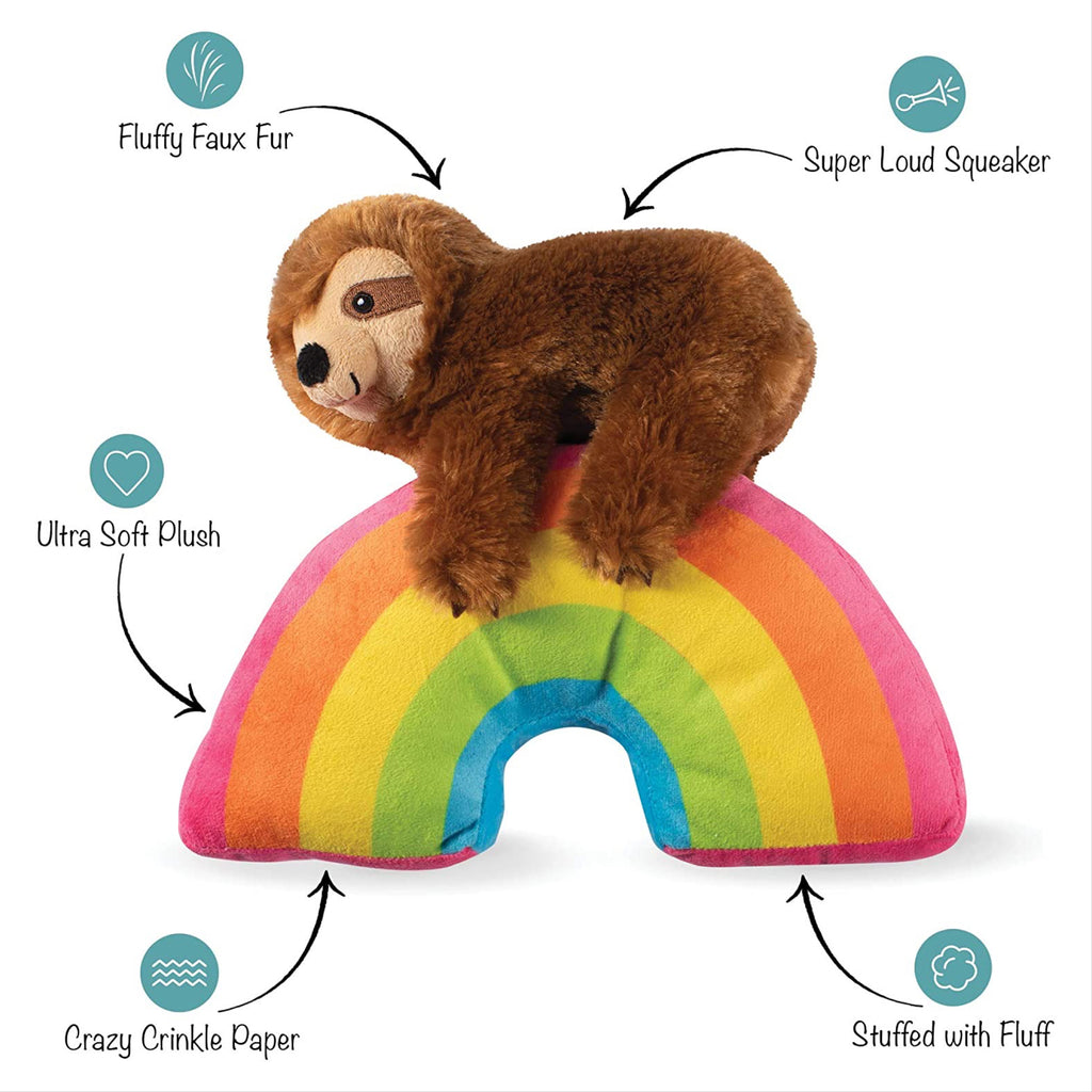 sloth on a rainbow
