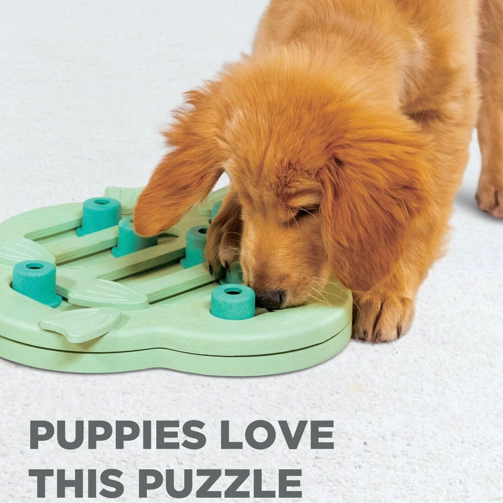 puppy hide n' slide puzzle toy