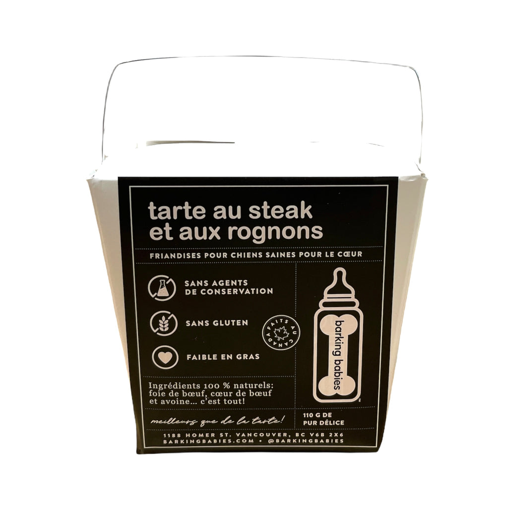 barking babies steak & kidney beef dog treats