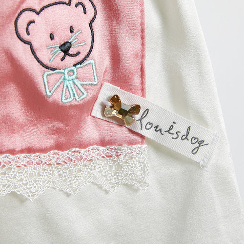silk teddy ruffle top - available in small!