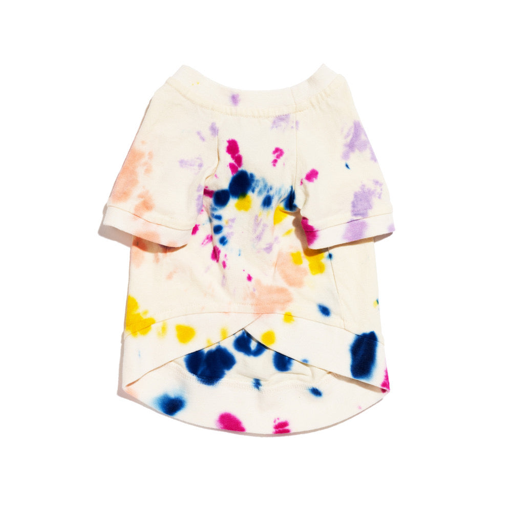 happy hippie tie-dye tee
