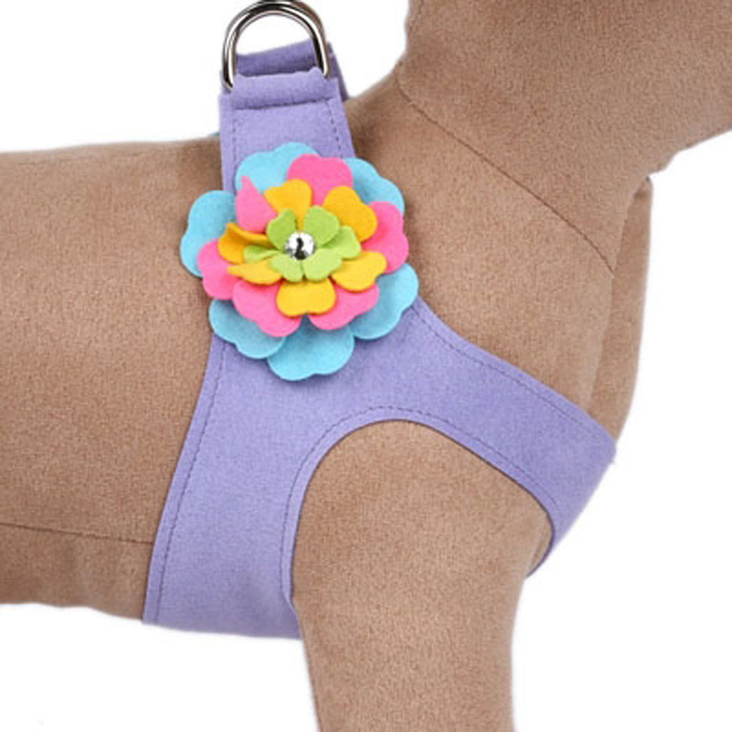 fantasy flower step-in  harness - french lavender - 1 xs left!