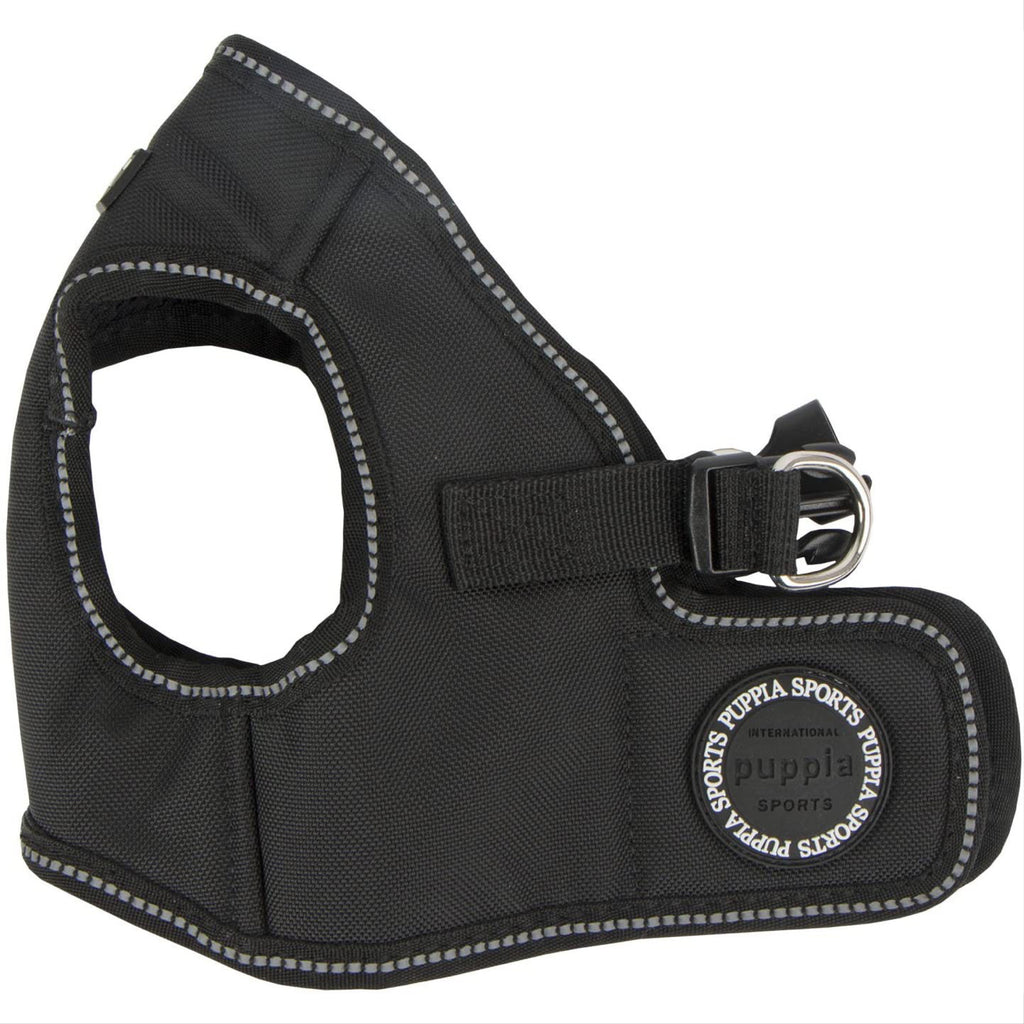 trek harness with reflective trim - black - last one!