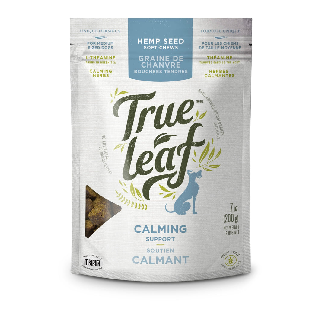 true leaf dog calming dog treats