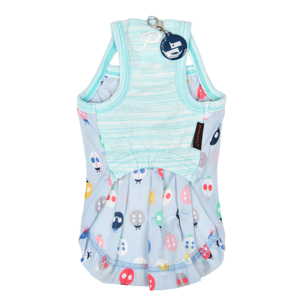 lady beetle tank - baby blue