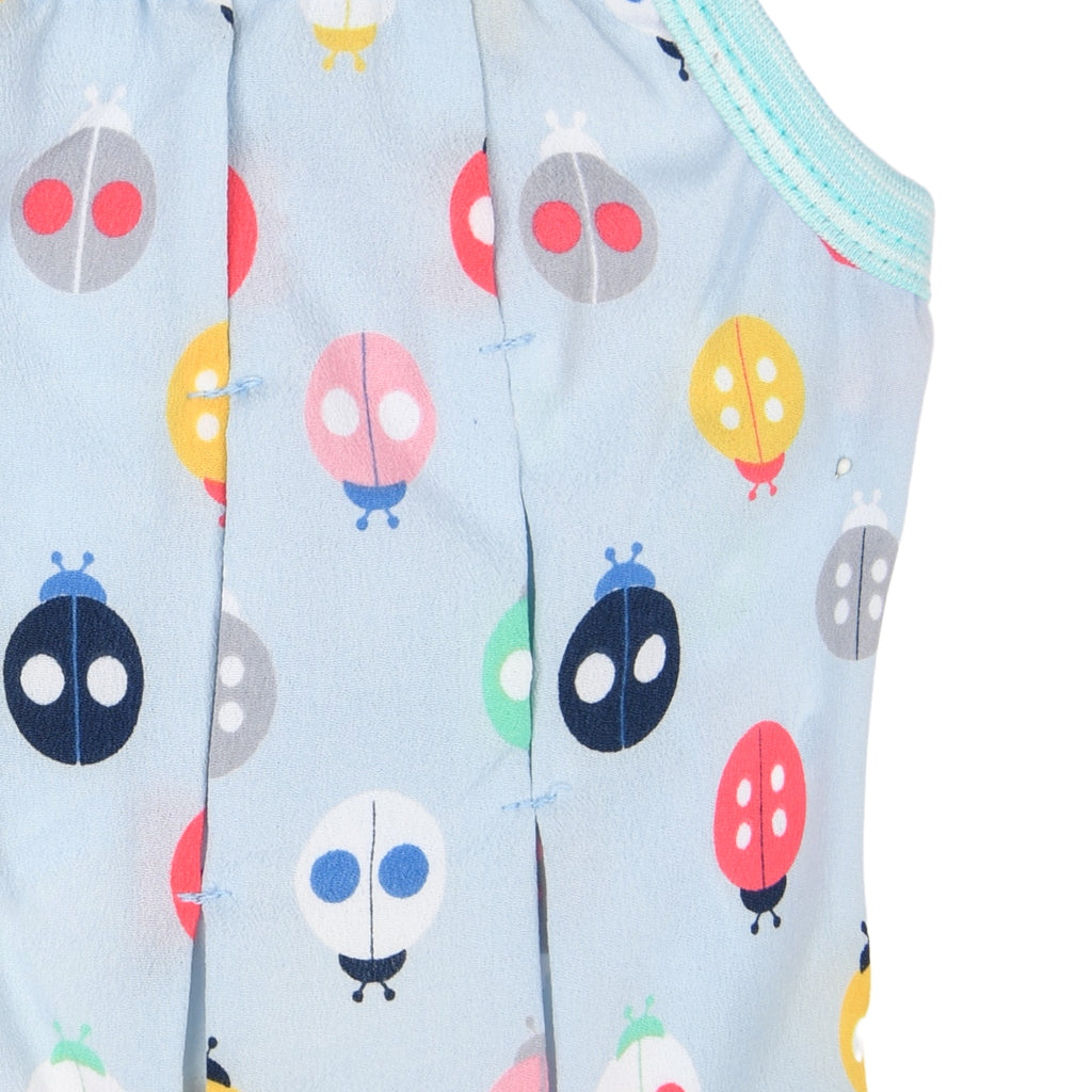 lady beetle tank - baby blue