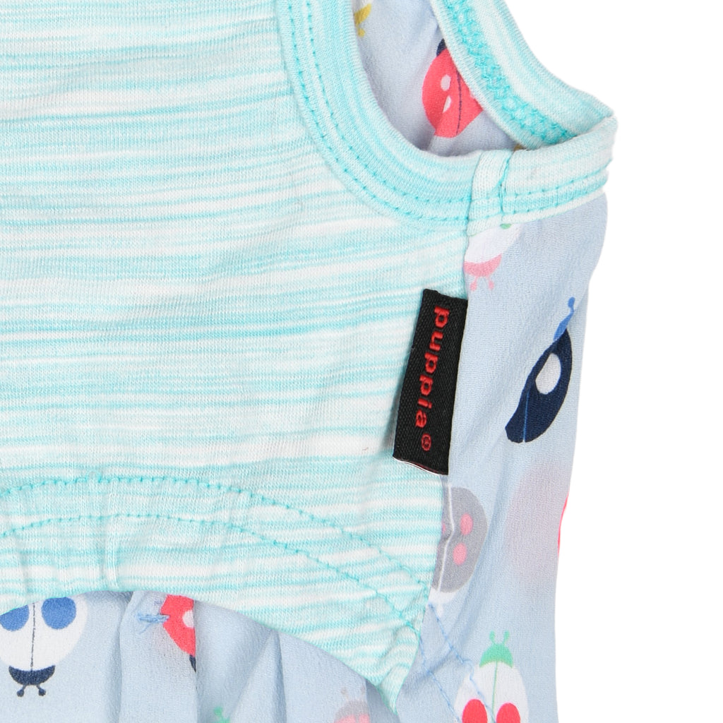 lady beetle tank - baby blue
