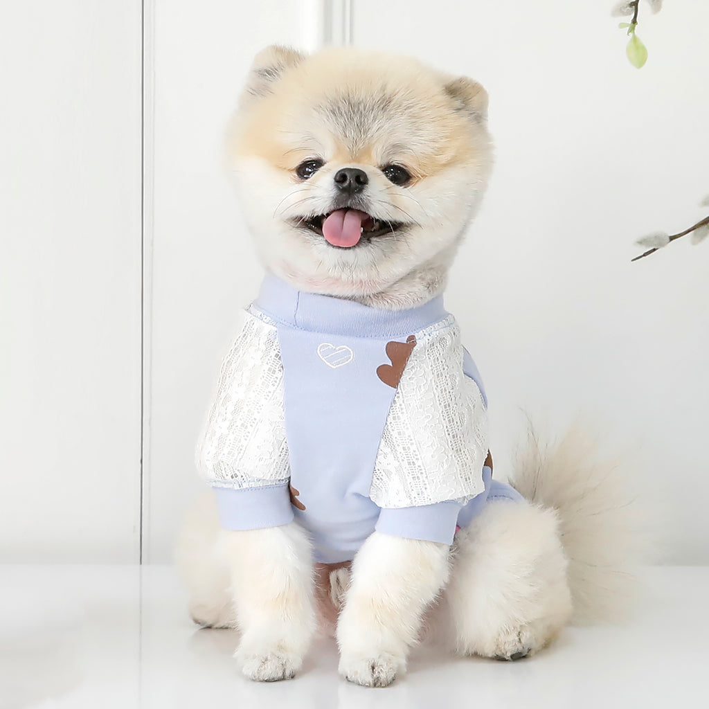 millie bear tee - blue