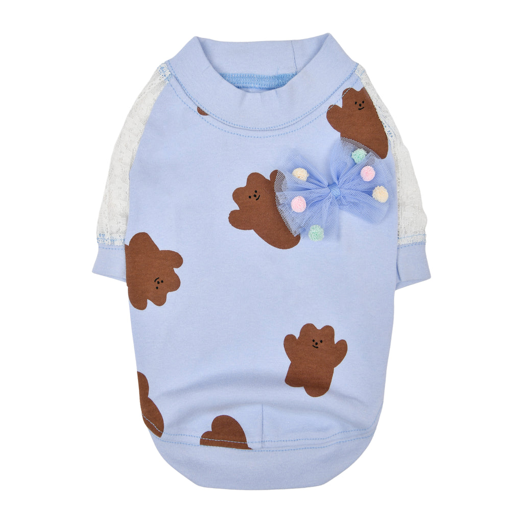 millie bear tee - blue