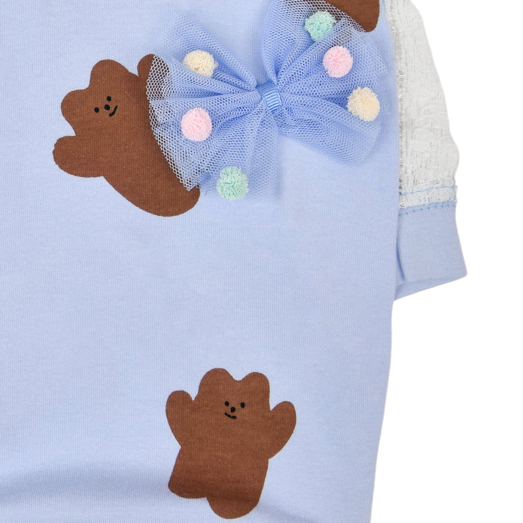 millie bear tee - blue