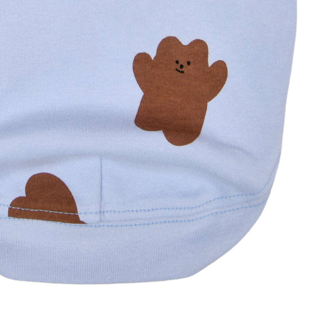millie bear tee - blue