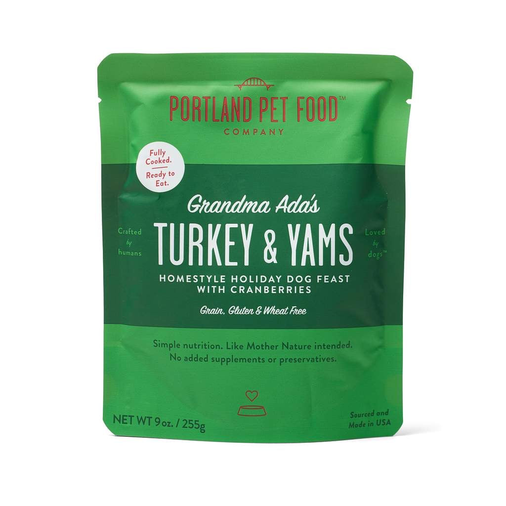 portland pet homestyle topper- turkey & yams